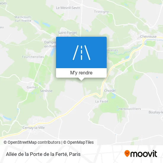 Allée De La Porte De La Ferté plan