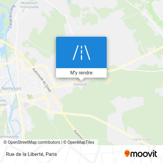Rue de la Liberté plan