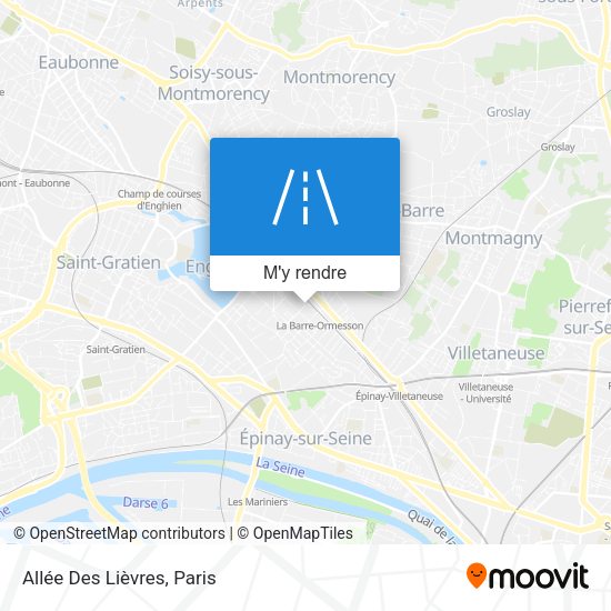 Allée Des Lièvres plan