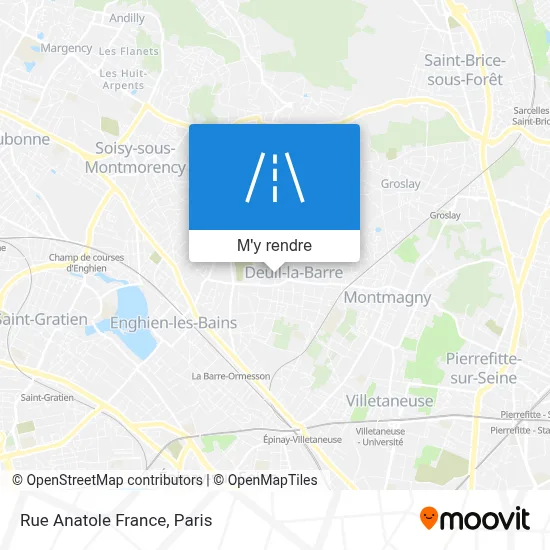 Rue Anatole France plan