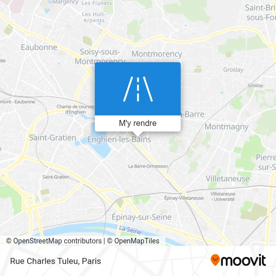 Rue Charles Tuleu plan