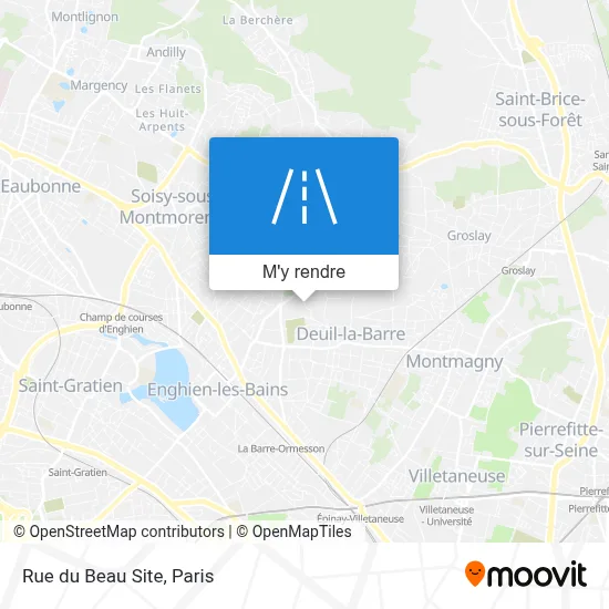 Rue du Beau Site plan