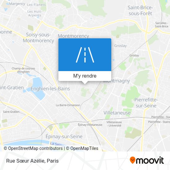 Rue Sœur Azélie plan