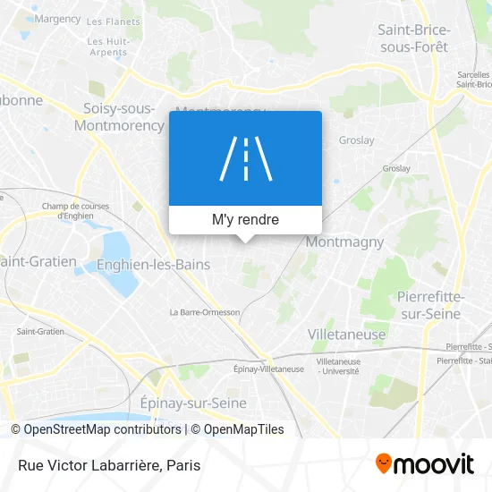 Rue Victor Labarrière plan