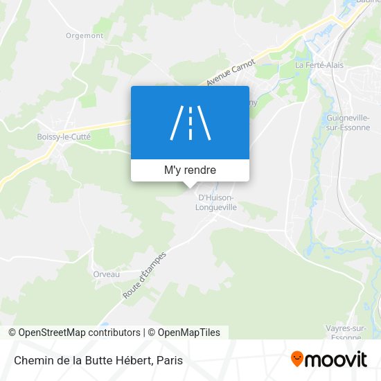Chemin de la Butte Hébert plan