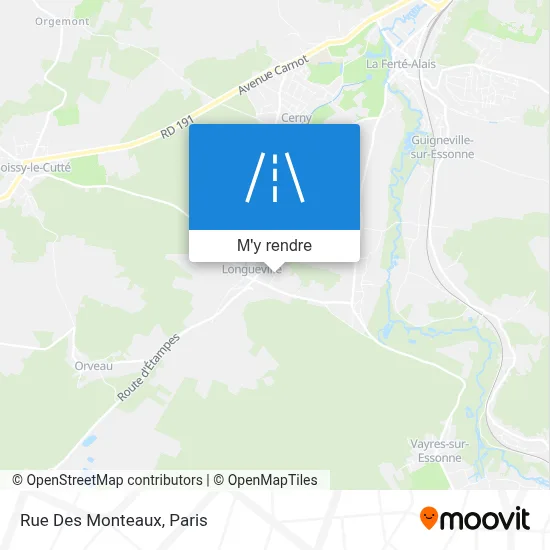 Rue Des Monteaux plan