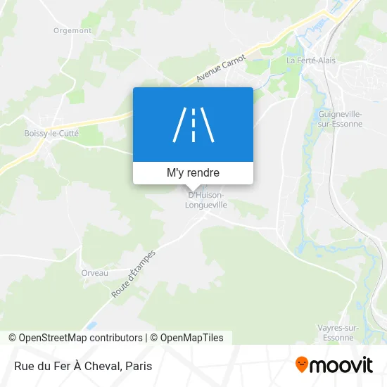 Rue du Fer À Cheval plan