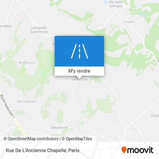 Rue De L'Ancienne Chapelle plan