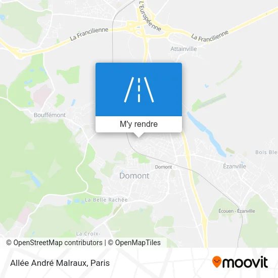Allée André Malraux plan