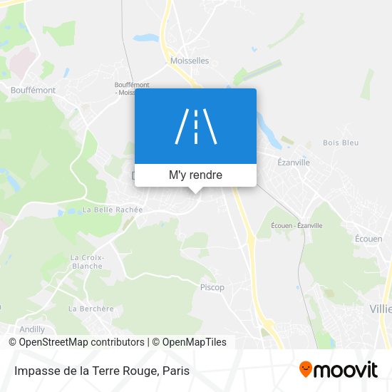 Impasse de la Terre Rouge plan