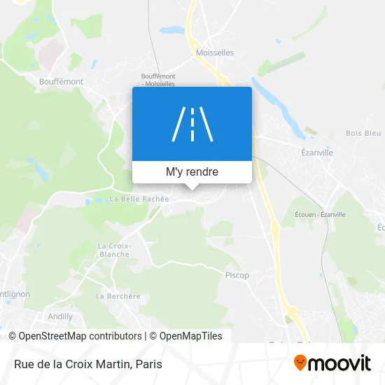 Rue de la Croix Martin plan