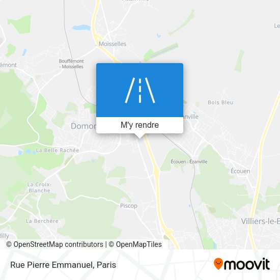 Rue Pierre Emmanuel plan