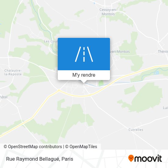 Rue Raymond Bellagué plan