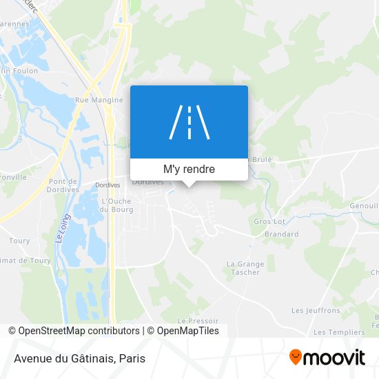 Avenue du Gâtinais plan