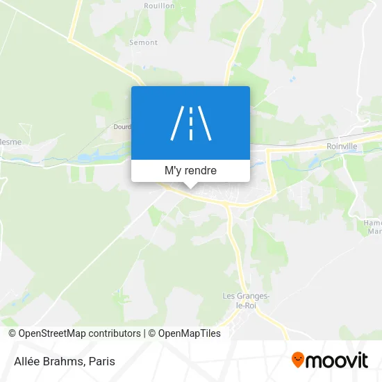 Allée Brahms plan