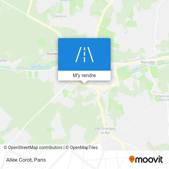 Allée Corot plan