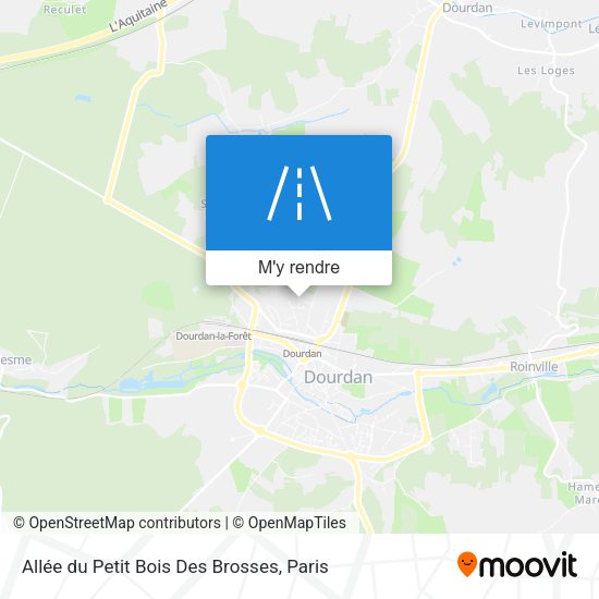 Allée du Petit Bois Des Brosses plan