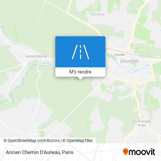 Ancien Chemin D'Auneau plan