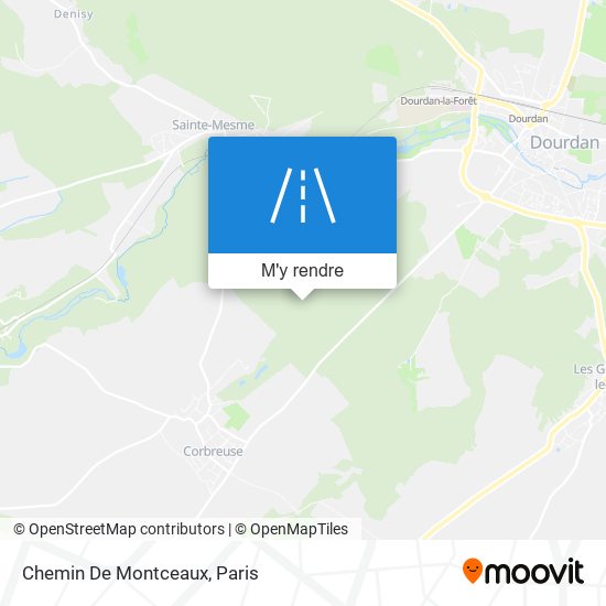 Chemin De Montceaux plan