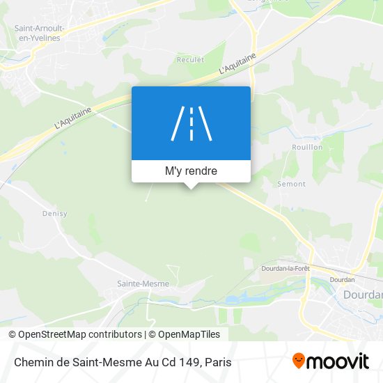 Chemin De Saint-Mesme Au Cd 149 plan