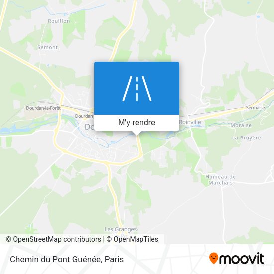 Chemin du Pont Guénée plan