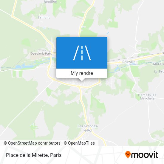 Place de la Mirette plan