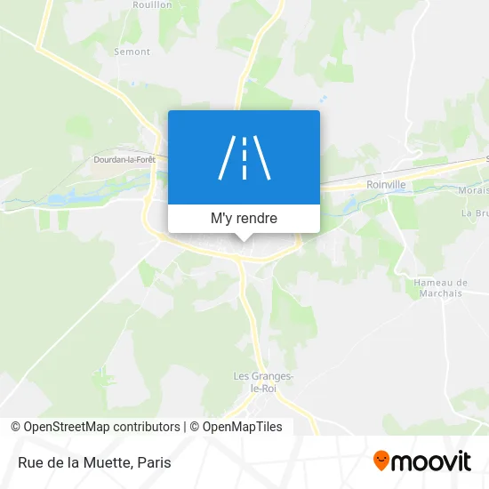 Rue de la Muette plan