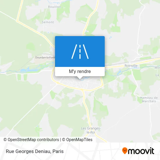 Rue Georges Deniau plan