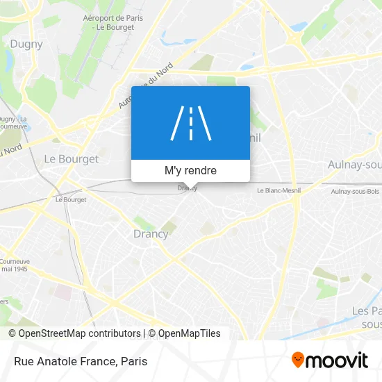 Rue Anatole France plan