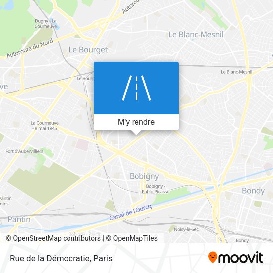 Rue de la Démocratie plan