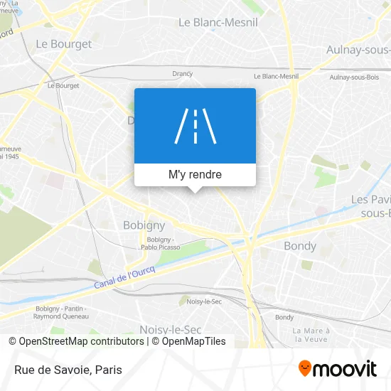 Rue de Savoie plan
