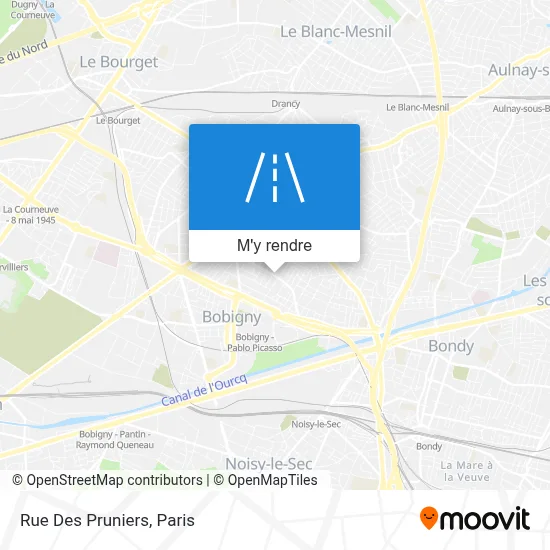 Rue Des Pruniers plan