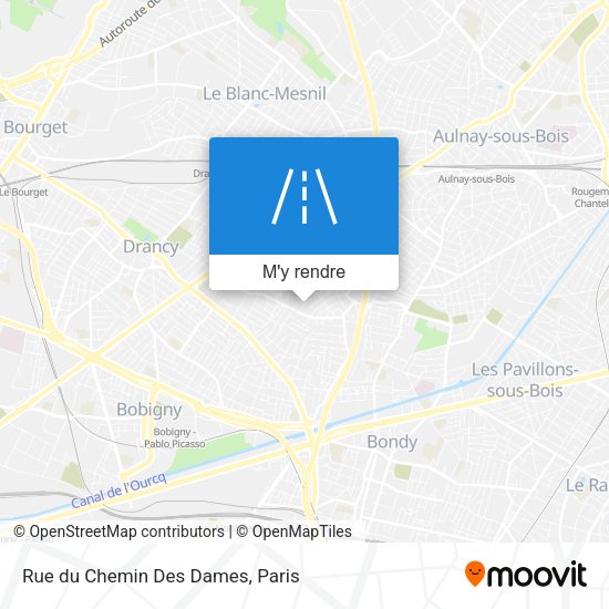 Rue du Chemin Des Dames plan