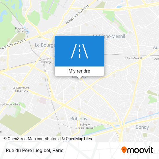 Rue du Père Liegibel plan