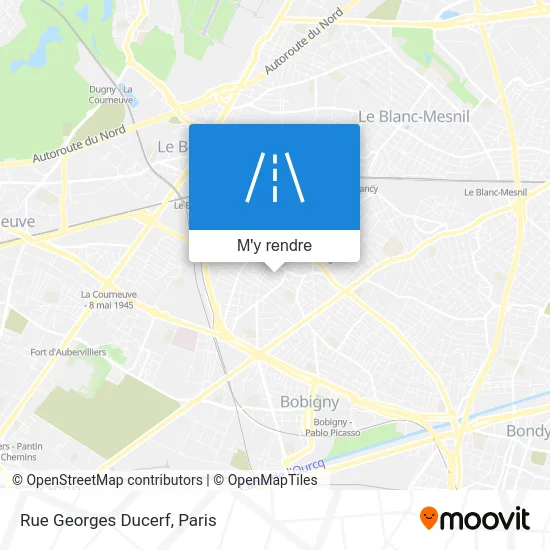 Rue Georges Ducerf plan