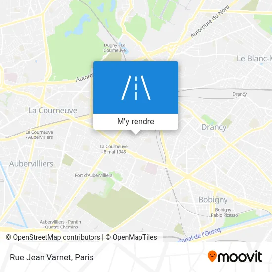 Rue Jean Varnet plan