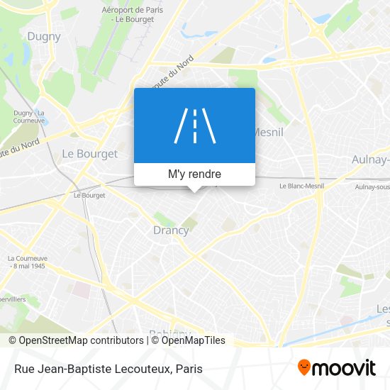 Rue Jean-Baptiste Lecouteux plan
