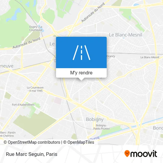 Rue Marc Seguin plan