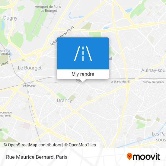Rue Maurice Bernard plan
