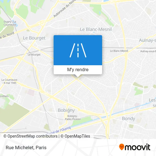 Rue Michelet plan