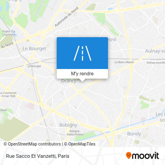 Rue Sacco Et Vanzetti plan