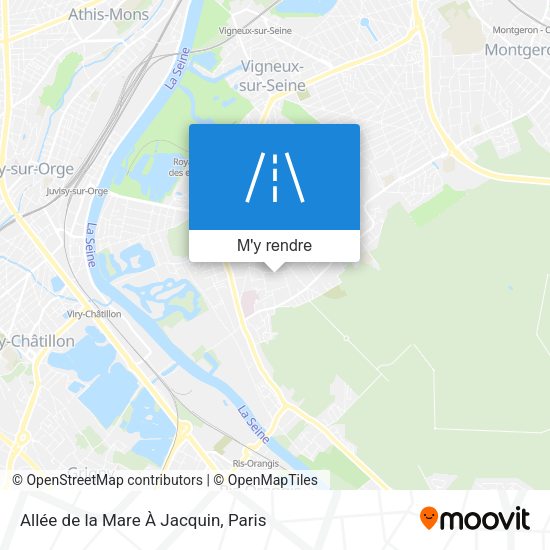 Allée de la Mare À Jacquin plan