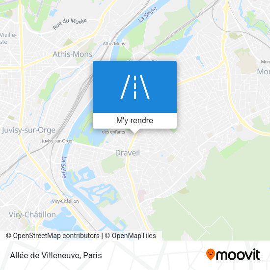 Allée de Villeneuve plan