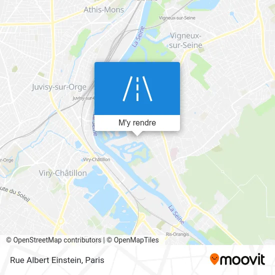 Rue Albert Einstein plan