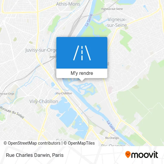 Rue Charles Darwin plan