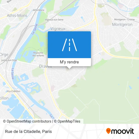 Rue de la Citadelle plan