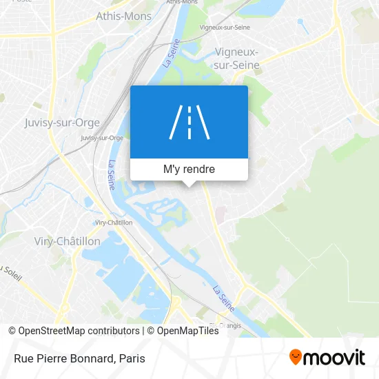 Rue Pierre Bonnard plan