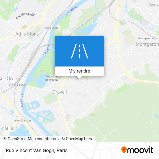 Rue Vincent Van Gogh plan