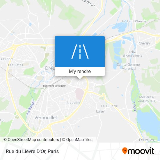 Rue du Lièvre D'Or plan