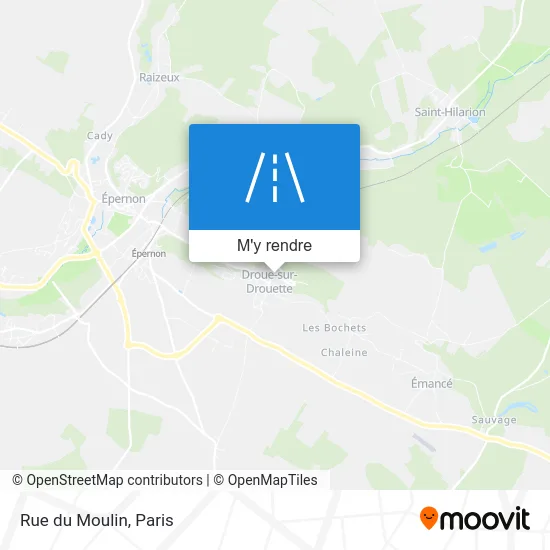 Rue du Moulin plan